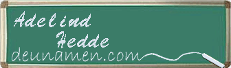 Adelind Hedde Visitenkarte